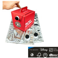 Sac de café liquide 96 oz en boîte, sac BIB de qualité alimentaire avec valve distributeur pour l'emballage de boissons de café infusé à froid