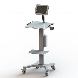 Verstelbare Ziekenhuis Trolley Uitgebreide Patiëntenzorg In Hoogte Verstelbare Ipad Afdeling Kar Voor Ziekenhuis En Kliniek - Product Image 2
