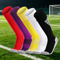 Chaussettes de football professionnelles unisexes antidérapantes pour l'entraînement et les matchs, chaussettes de sport à tube long
