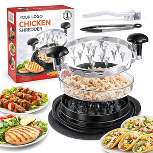 Máquina trituradora de barbacoa mejor que las garras de oso, trituradora de carne para carne de cerdo tirada, trituradora de alimentos, trituradora multifuncional, trituradora de pollo - Product Image 1