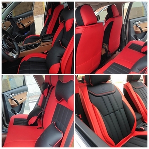 Funda de asiento de coche de cuero PU resistente al agua tridimensional 5D, cojín 3D de lujo, Protector Original para asiento de coche Universal Auris - Product Image 3