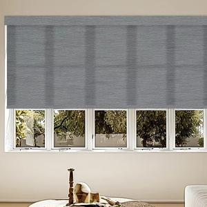 Persianas Enrollables Eléctricas Personalizadas Sin Perforación con Varilla <span class=keywords><strong>de</strong></span> Operación <span class=keywords><strong>Manual</strong></span>, Cortinas Motorizadas para Apartamentos y Alquileres - Product Image 1