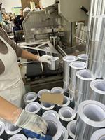 Ruban adhésif en aluminium de qualité industrielle pour CVC, résistant à la chaleur, activé par l'eau, facile à déchirer, durable, imperméable