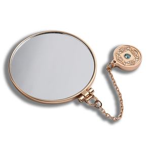 In Stock Metal Promotional Gift Single Side Round Unique Fashion Decorative Hanging Makeup <b>Mirror</b> - Product Image 1