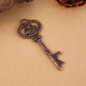 I-0080 Wholesale Antique Gold Silver Plated Metal <strong>Santa</strong> <strong>Key</strong> Christmas Decoration Supplies <strong>Santa</strong> Magic <strong>Key</strong> for Christmas Gifts - Product Image 3