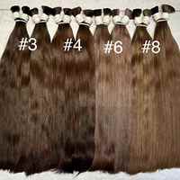 Cheveux humains russes vierges de qualité supérieure, alignés à 100 %, non traités, double épaisseur, extensions de cheveux humains pour salon