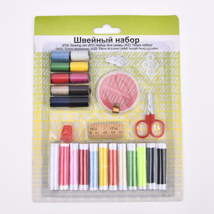 Kit de <span class=keywords><strong>aguja</strong></span> <span class=keywords><strong>e</strong></span> <span class=keywords><strong>hilo</strong></span> de coser de viaje Kits de costura con embalaje de tarjeta - Product Image 1