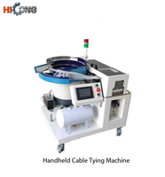 Máquina automática portátil para atar cables de nailon con alimentación automática, máquina para agrupar cables de nailon, máquina flejadora de nailon