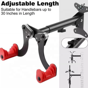 Support <span class=keywords><strong>mural</strong></span> pour <span class=keywords><strong>vélo</strong></span> en acier - <span class=keywords><strong>Porte</strong></span>-<span class=keywords><strong>vélo</strong></span> <span class=keywords><strong>horizontal</strong></span> pour 1 <span class=keywords><strong>vélo</strong></span> - Support de <span class=keywords><strong>vélo</strong></span> sûr et sécurisé pour garage - Product Image 2
