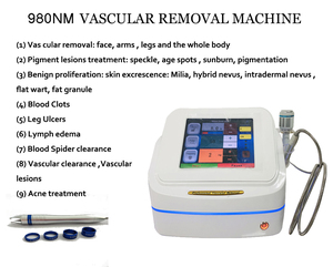 Ce được phê duyệt mạch máu loại bỏ thermocoagulation chủ đề 30 Wát diodo Laser 980nm Spider tĩnh mạch máy loại bỏ vô ích 980 - Product Image 2