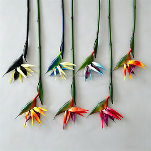 L-066 Flor Artificial de Strelitzia Tropical de Lujo, Flor Artificial de Tallo Largo para Bodas, Hogar, <span class=keywords><strong>Hotel</strong></span>, Venta al por Mayor - Product Image 6
