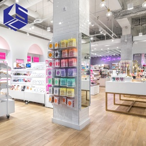 Gran oferta, escaparate de muebles de exhibición de maquillaje de madera para tienda de cosméticos, <span class=keywords><strong>Ideas</strong></span> de diseño de interiores - Product Image 2