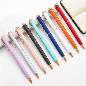 Custom High Quality Customized <b>Multi</b>-<b>color</b> 1.0mm Nib Slim Metal Business Promotional Ballpoint <b>Pen</b> Laser Engraving for Business - Product Image 1