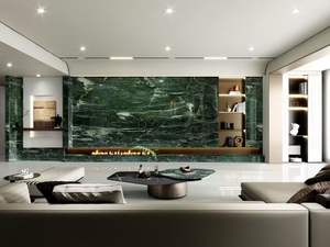 Fábrica <span class=keywords><strong>Italia</strong></span> Piedra Natural Verde Esmeralda Pradas Mármol Verde para Encimera Interior - Product Image 3