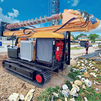 Varilla de bloqueo sobre orugas, plataforma de perforación rotativa, controlador de pila, máquina de apilamiento, núcleo de conducción, tornillo de tierra, pilas helicoidales Soilmec