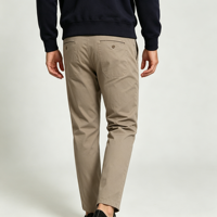 Pantalon décontracté et professionnel pour homme, coupe slim, en coton confortable, résistant aux plis, teint uni, jambe droite, grande taille, vente en gros