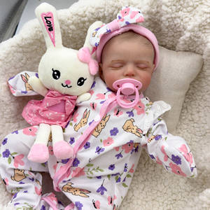 Bebé recién nacido realista <span class=keywords><strong>de</strong></span> vinilo <span class=keywords><strong>de</strong></span> <span class=keywords><strong>silicona</strong></span> muñeca <span class=keywords><strong>Reborn</strong></span> niña cuerpo completo realista <span class=keywords><strong>Reborn</strong></span> Baby Dolls - Product Image 5