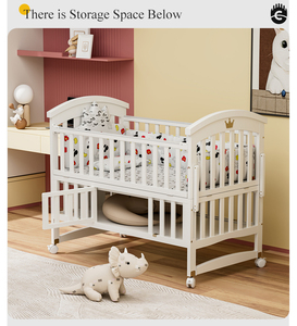 Cuna Convertible 3 en 1 CLAF <span class=keywords><strong>BEBE</strong></span>, Nueva Tendencia, Estándares de Seguridad, Muebles para Guardería, Cunas para Bebés en Línea, con Descuento - Product Image 5