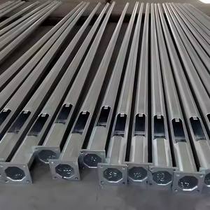 工場カスタム八角形3m 5m 6m 8m 10m 12m 12m 15mホットディップ亜鉛メッキ鋼屋外ランプポールポストLedソーラー街路灯ポール - Product Image 1