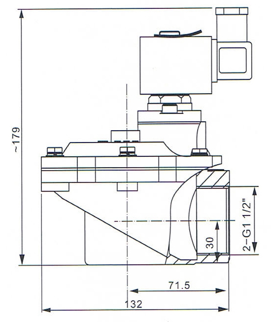 1.5" SCG353A047 Right Angle Diaphragm Integral Pilot Pulse Valve 12VDC 24VDC 110VAC 220VAC