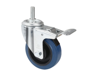 3/<strong>4</strong>/<strong>5</strong> <strong>Inch</strong> <strong>Plastic</strong> Wheel Castor Medium Duty Rubber Swivel Castor Wheels for <strong>Trolley</strong> Silent Castors Screw - Product Image 2