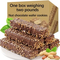 Nouveaux Biscuits Gaufrette au Chocolat Fourrés au Chocolat au Lait – Snacks Biscuits Premium