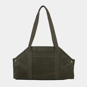 Bolsa de lona Wexed de peso pesado para uso diario, transporte de verduras, herramientas de jardín, soporte de granja, suministros, registros, logotipo personalizado - Product Image 1