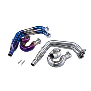 Nuevo Sistema de Escape Slip-On de Acero Inoxidable Modificado para Carreras Kawasaki Ninja <span class=keywords><strong>Z650</strong></span> 2017-2022, Tubo de Enlace Delantero - Product Image 1