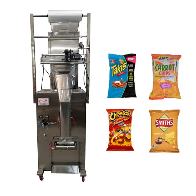 Verpakkingsmachine Snack Chips Poeder Thee Chips Korrelmeel Koffiekruid Voor Snacks Automatische Verpakkingsmachine
