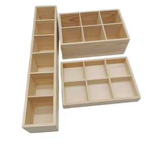 Wooden Pine Wood Plant Organizer Holder Polished Handmade for Father's Day Mother's Day Home <b>Storage</b> & Display - Product Image 1