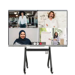 LT 55 65 75 86 Inch 4k Digital Whiteboard Display Smart Board Interactive Touch Screen Monitors For Meeting