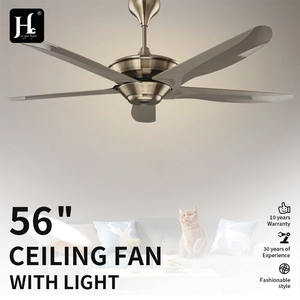 Ventilador de Techo Eléctrico Retro Orient de 52 Pulgadas con Motor de CC, Control Remoto LED para Hoteles, Ventilador de Techo Clásico con Aspas de Metal - Product Image 4