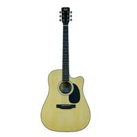 Wood Acoustic Guitar Rosewood Fretboard Spruce Okoume Neck Gloss Finish Studio Performance