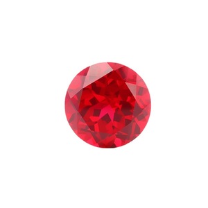 Rubis de laboratoire de qualité 5A, couleur sang de pigeon, certifiés AGL, 1 carat, 6,5 mm, ronds, en vrac, rubis cultivés en laboratoire - Product Image 2