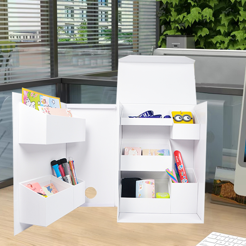 Large Stationary Storage Multi Compartments Cardboard