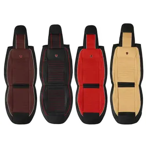 Housse de siège auto en cuir PU, protection de coussin de siège de voiture - Product Image 5