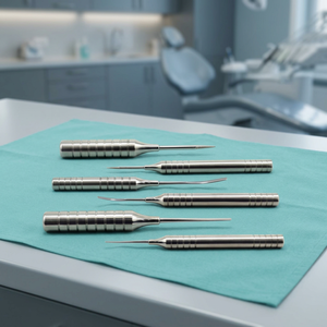 Periotome en titane, lot de 3 détartreurs dentaires de classe I, certifié CE, UA-9651, rehausseur de sinus, garantie 1 an - Product Image 4