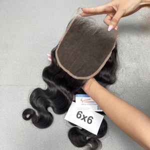 Extensiones de cabello humano con nudos pequeños, encaje suizo HD, cierre de encaje transparente, cabello frontal, para todas las texturas, onda corporal, para hacer pelucas - Product Image 2