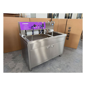 Machine semi-automatique commerciale de lavage, séchage, désinfection et stérilisation des chaussures - Product Image 3