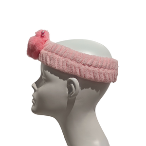 Mignon rose licorne en peluche Spa bandeau doux élastique bandeau <span class=keywords><strong>pour</strong></span> femmes et filles soins de la peau maquillage douche écologique réutilisable - Product Image 6