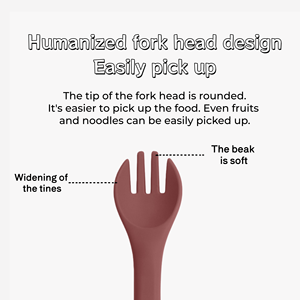 طقم تغذية للأطفال من السيليكون الآمن للطعام، طبق وصحن بخاصية الالتصاق، مريلة، كوب، ملعقة، شوكة، أدوات مائدة للأطفال الصغار، خالٍ من مادة BPA، بيع بالجملة - Product Image 4