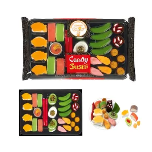 Hot selling high quality Wholesale Gummy Candy Assorted Fruity Flavor Yummy Japanese Gummy Sushi