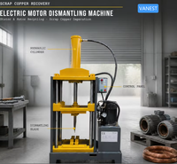 Déchiqueteur de moteurs pour la récupération du cuivre, machine de démontage de moteurs, séparateur de stator et de rotor de moteur électrique, équipement de recyclage