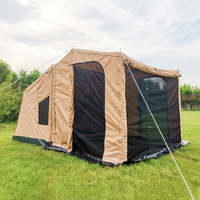 Tente de camping de tourisme OEM ODM Premium Overland à montage rapide en 30 secondes, robuste, 4 saisons, 4-5 personnes, cadre en aluminium, toile T/C