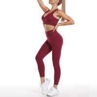 Soutien-gorge de sport taille haute pour femmes, ensemble de vêtements de Yoga court, nouveau Style de gymnastique, Sexy, 2023