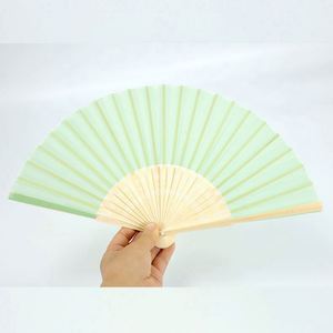 Abanicos de Bambú Marrón con Decoración Pintada y Tallada con Arte Folclórico para Decoración de Negocios, Hogar o Fiestas, Regalo Promocional Festivo - Product Image 1