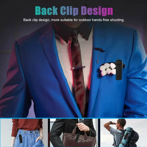 A18高清1080P迷你摄像机WIF遥控运动检测身体摄像机带旋转后夹身体摄像机 - Product Image 3