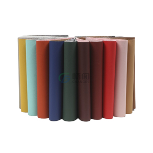 Rollo de Cuero Sintético de Fibra sin Solventes al por Mayor, Tela de Cuero Artificial para Tapicería de Asientos de <span class=keywords><strong>Coche</strong></span>, Sofás y Muebles - Product Image 2
