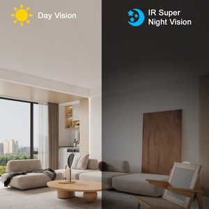 Hầu hết thời trang không dây kỹ thuật số bảo mẫu bàn tường WIFI CCTV bảng báo động Kim Cương Phong cách đồng hồ máy ảnh Z17 với tầm nhìn ban đêm - Product Image 3