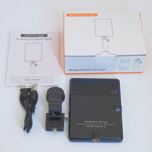 MAMEN Lampe vidéo professionnelle à led sans panneau de serrage pour téléphone Lampe de studio haute capacité 2000mAh Éclairage vidéo - Product Image 6